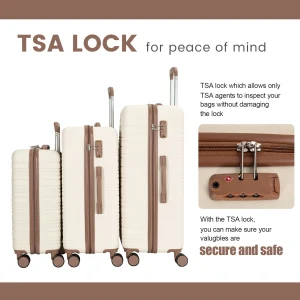 5-Piece Luggage Set with TSA Lock - Thumbnail Image 6