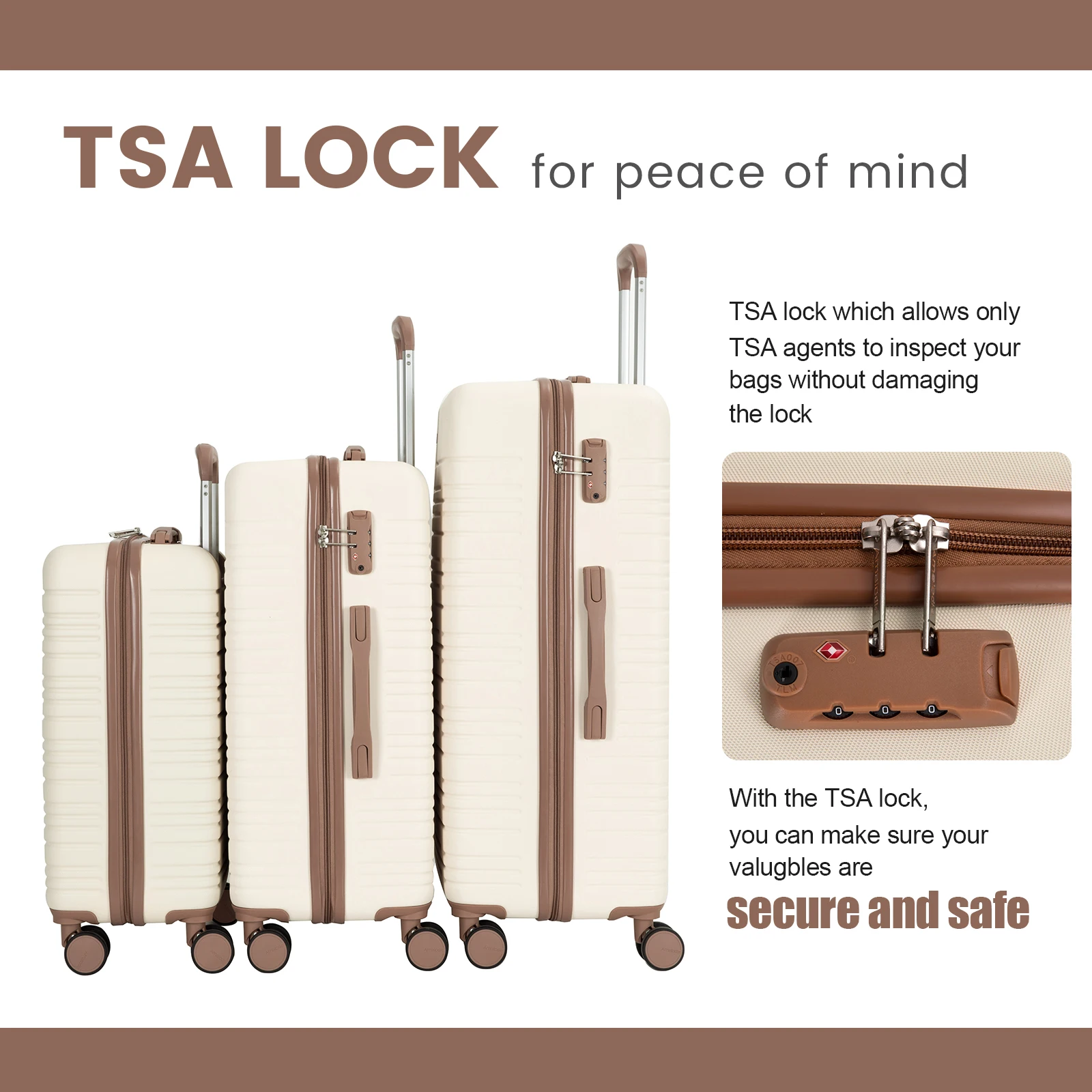 5-Piece Luggage Set with TSA Lock - Image 6