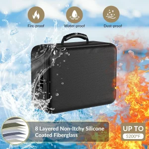 Document Bag Water-resistant Zipper with Lock - Thumbnail Image 2