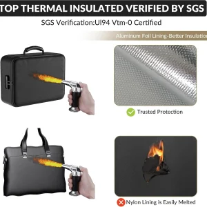 Document Bag Water-resistant Zipper with Lock - Thumbnail Image 6