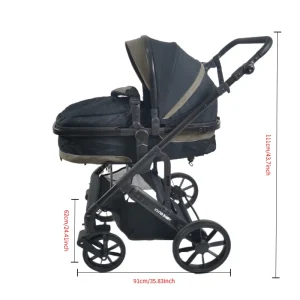 Multi Functional Foldable Foldable Lightweight Baby Stroller - Thumbnail Image 4