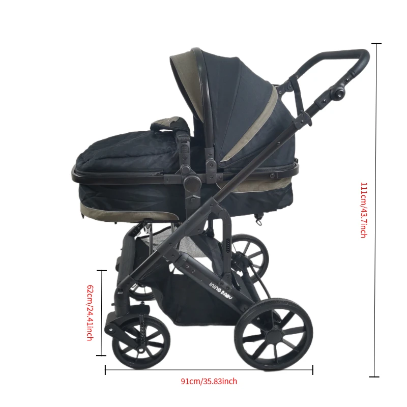 Multi Functional Foldable Foldable Lightweight Baby Stroller - Image 4