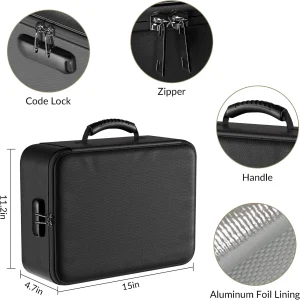 Document Bag Water-resistant Zipper with Lock - Thumbnail Image 8