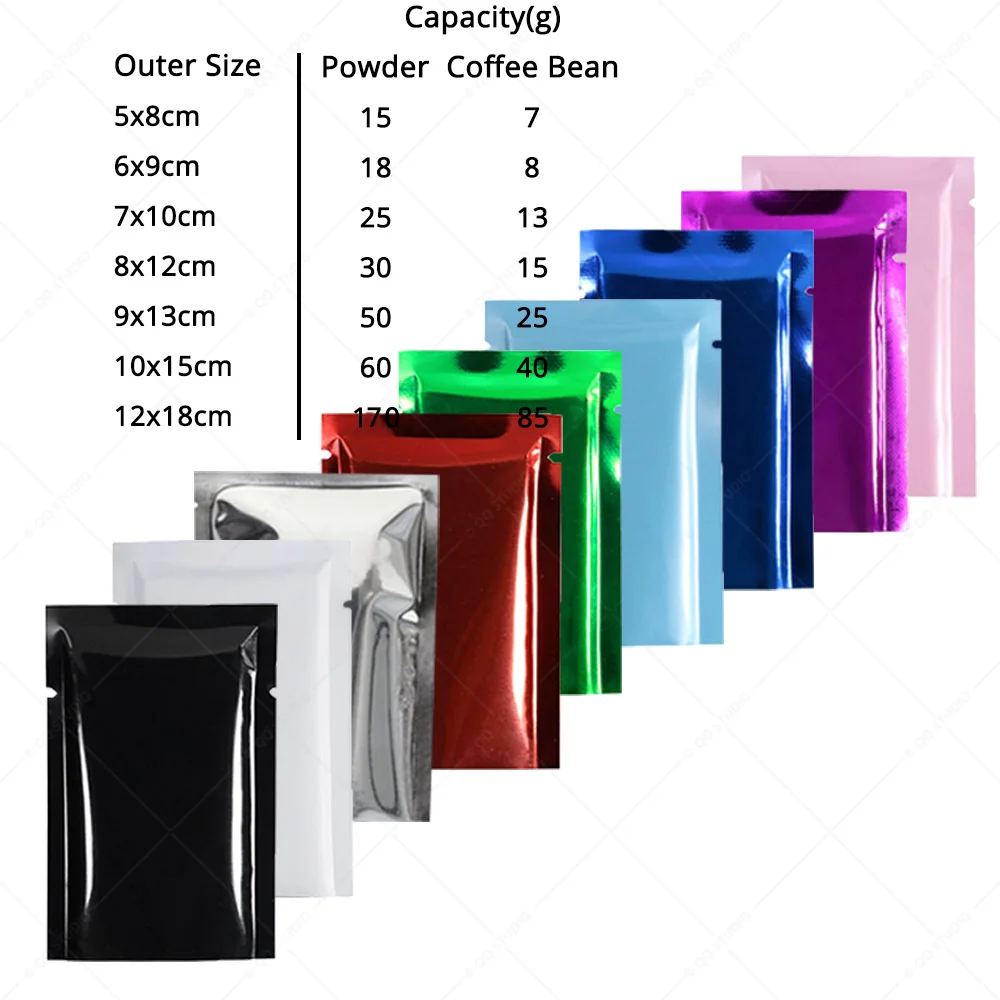 Smell Proof Heat Seal Open Top Pouches - Image 3