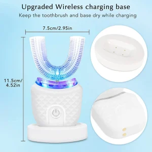 Portable U-shaped electric toothbrush, - Thumbnail Image 2