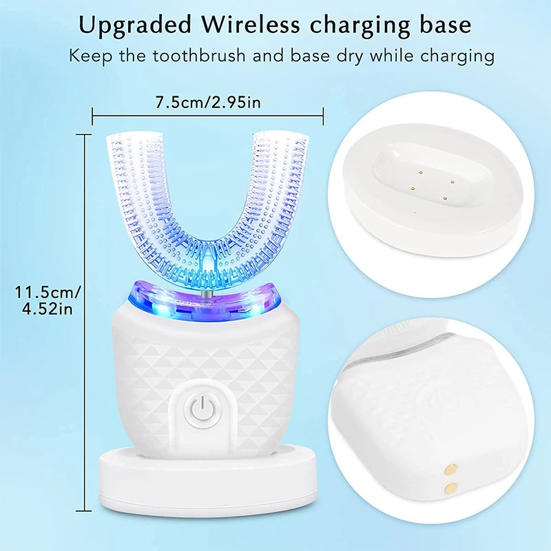 Portable U-shaped electric toothbrush, - Image 2