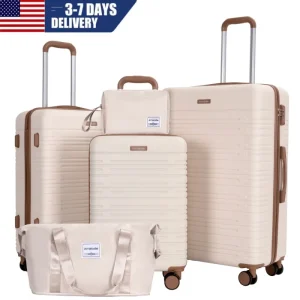 5-Piece Luggage Set with TSA Lock - Thumbnail Image 10