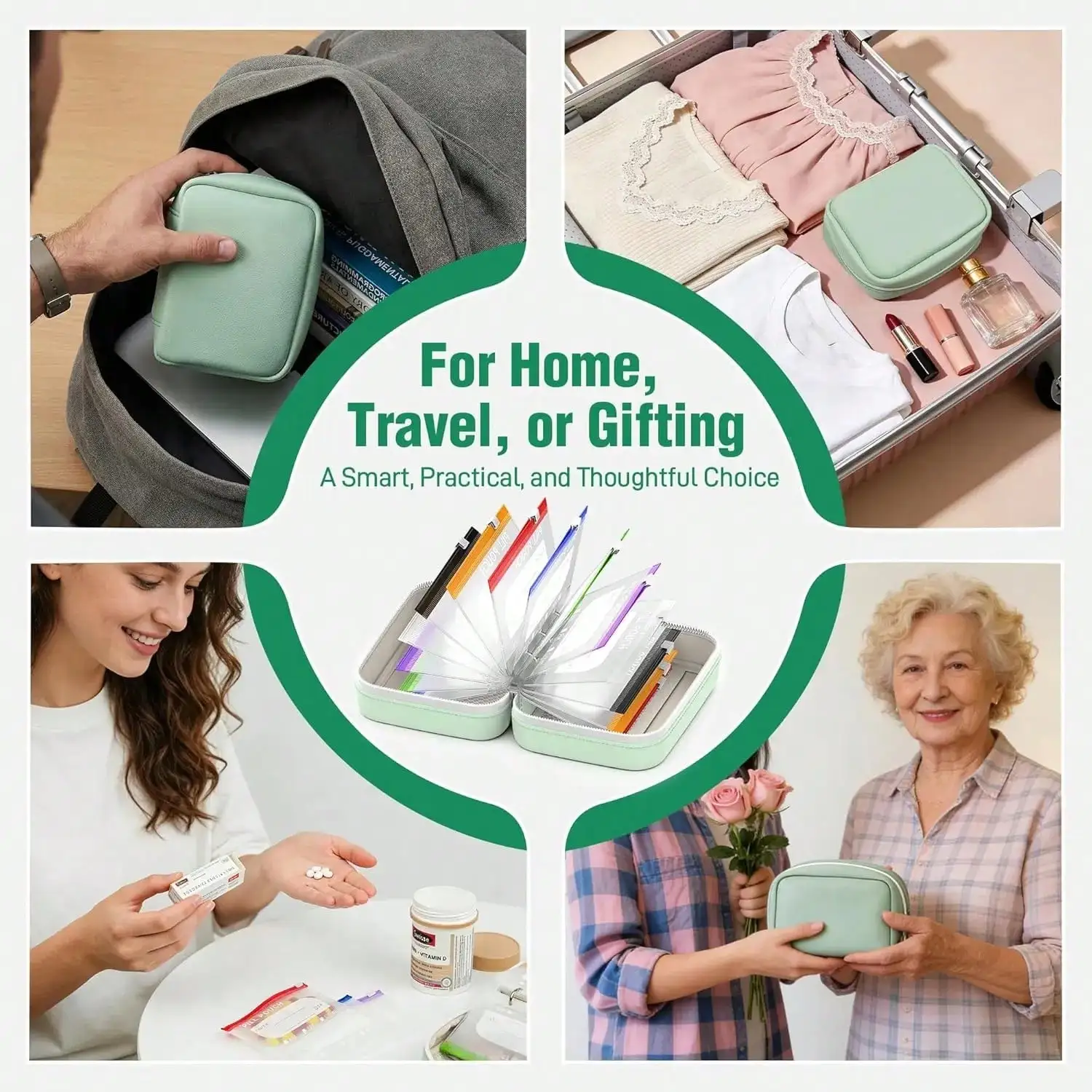 Waterproof Zipper Medicine Pouches Set - Image 5