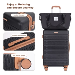 6 Piece Luggage Set and TSA Lock - Thumbnail Image 3