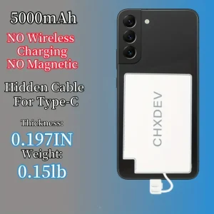 Mini Magnetic Power Bank Ultra-Thin - Thumbnail Image 5