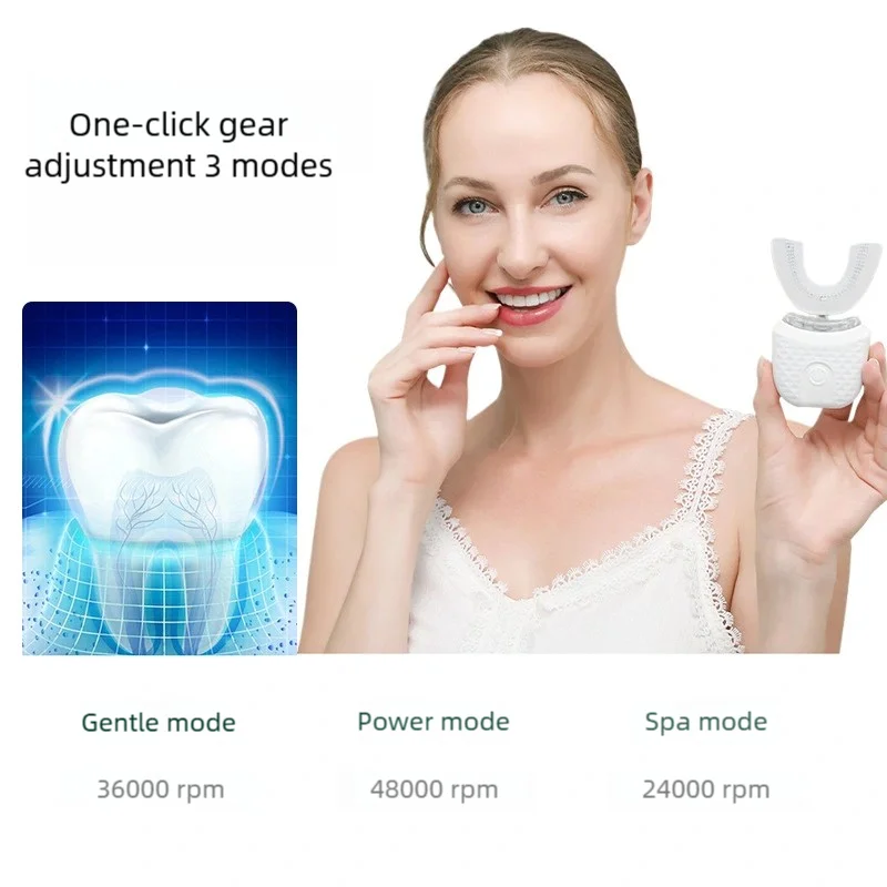 Portable U-shaped electric toothbrush, - Image 6