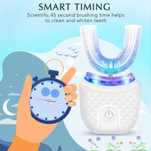 Portable U-shaped electric toothbrush, - Thumbnail Image 3