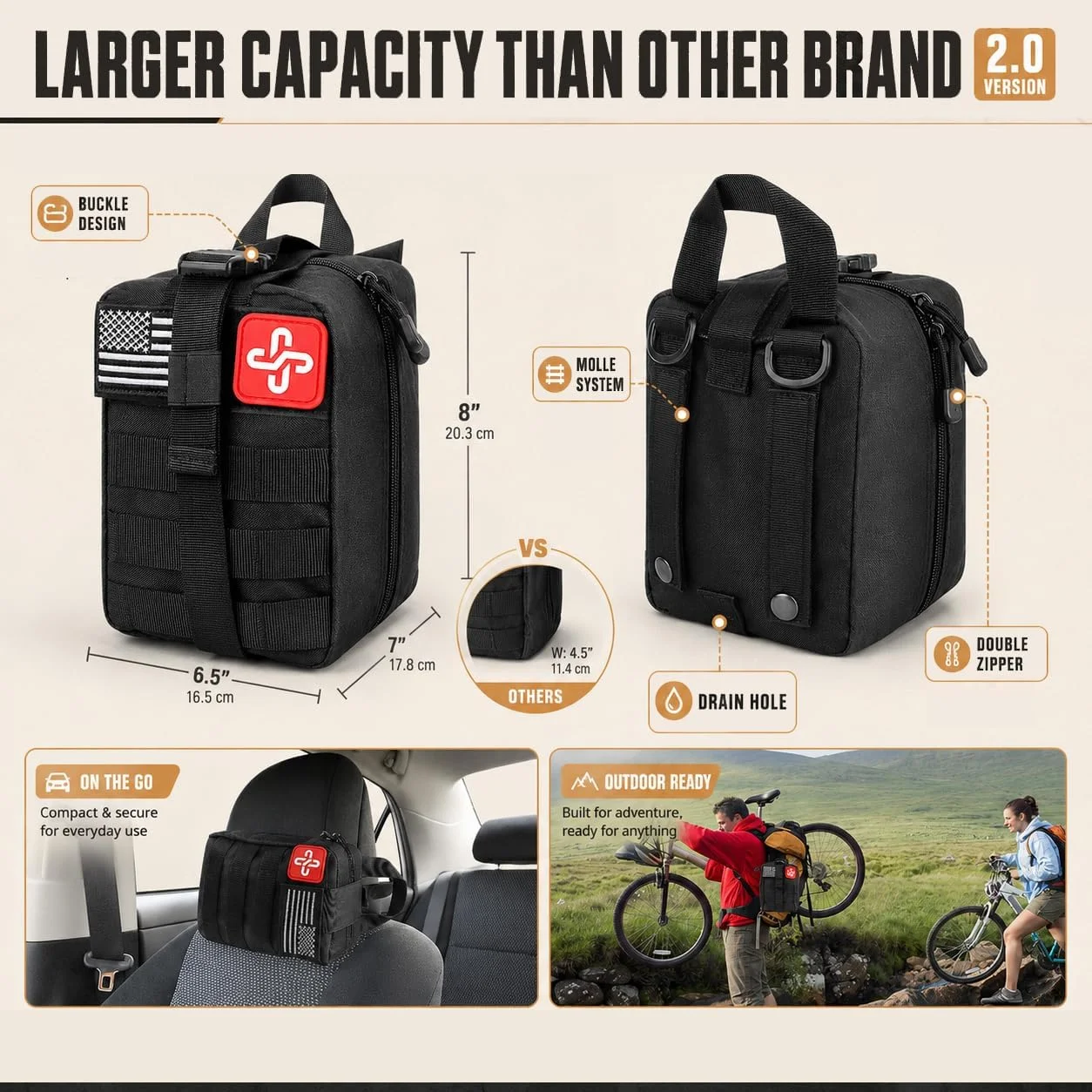 258-Piece Car Emergency Kit - Image 2