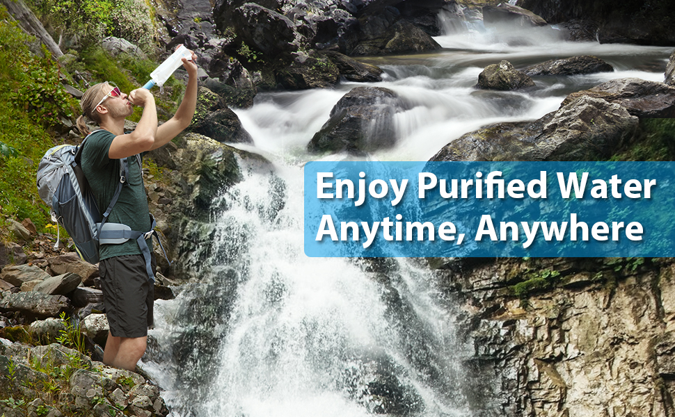 Portable Water Filter Straw for Camping   4 Pack - Image 7