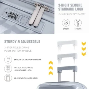 Luggage Sets 3 Piece, Hardside - Thumbnail Image 3