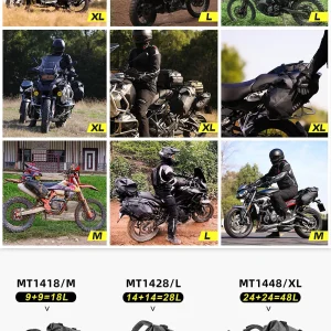 Motorcycle Side Bag Waterproof 18L-48L - Thumbnail Image 10