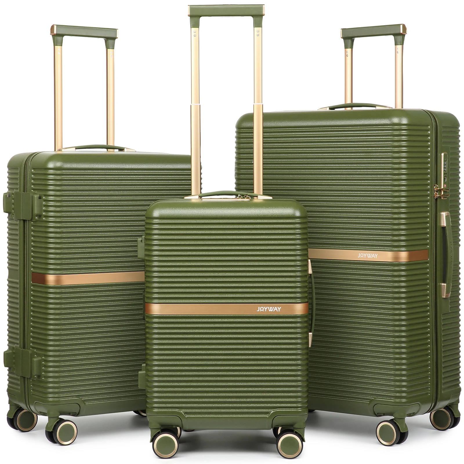 3-Piece Travel Luggage Set TSA lock - Image 1
