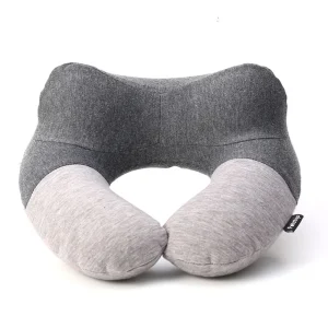 Portable inflatable travel pillow with washable cotton cover - Thumbnail Image 9