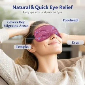 Cooling Eye Mask; Headache Relief Gel Mask - Thumbnail Image 4