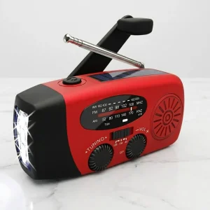 Solar Hand Crank Radio Emergency Weather Alert Device - Thumbnail Image 10