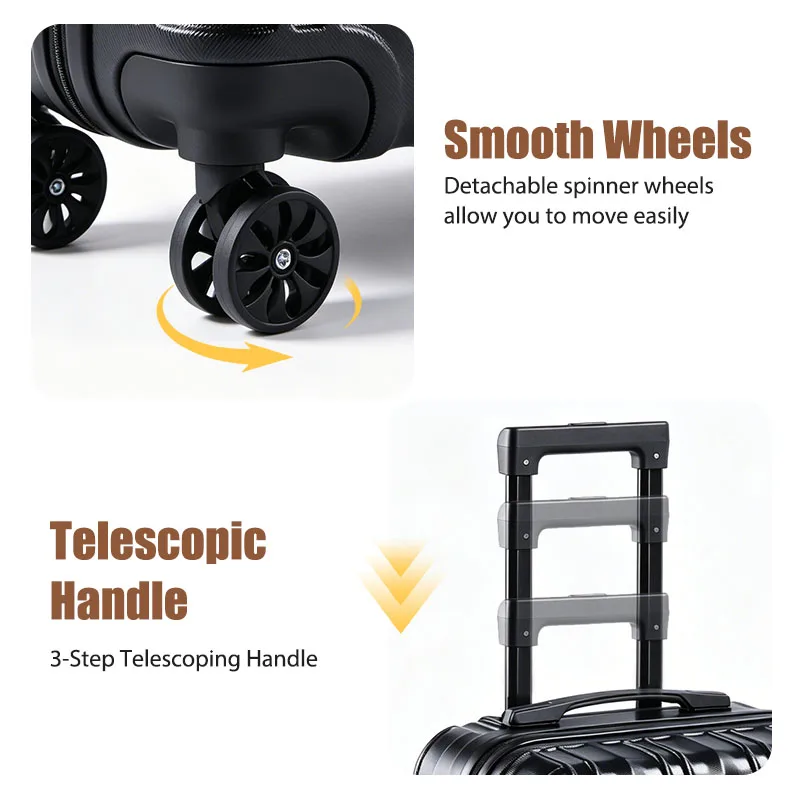 2 Piece Hardside Luggage Set - Image 5