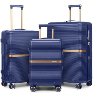 3-Piece Travel Luggage Set TSA lock - Thumbnail Image 8