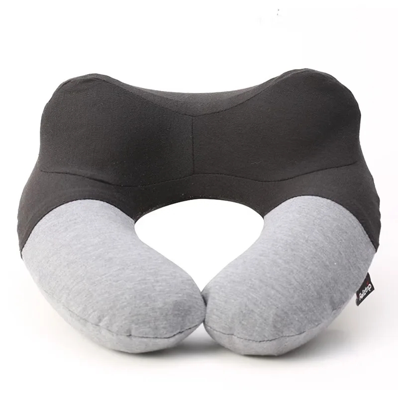 Portable inflatable travel pillow with washable cotton cover - Image 3