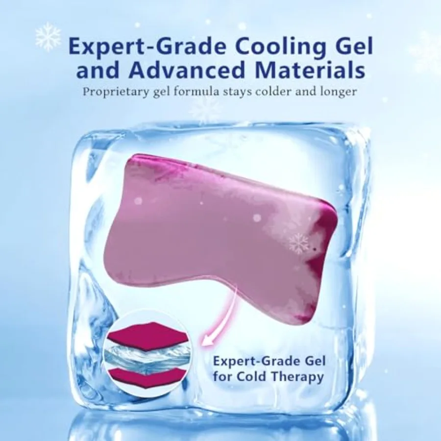 Cooling Eye Mask; Headache Relief Gel Mask - Image 3