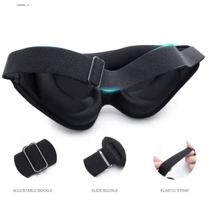 3D Sleep Mask Memory Foam Silk - Thumbnail Image 2
