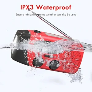 Solar Hand Crank Radio Emergency Weather Alert Device - Thumbnail Image 5
