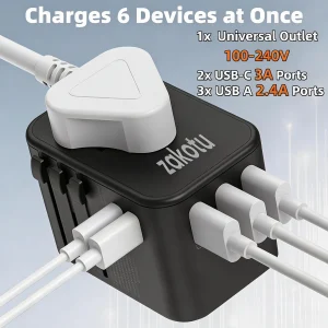 Universal Travel Adapter 35W Fast Charge