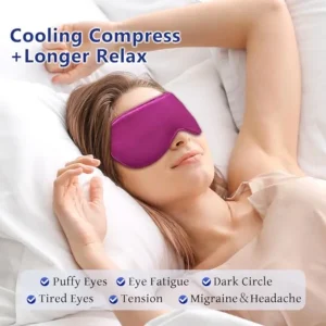 Cooling Eye Mask; Headache Relief Gel Mask - Thumbnail Image 2