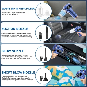 ABS Wireless Car Vacuum Cleaner - Thumbnail Image 9
