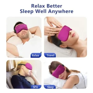 Cooling Eye Mask; Headache Relief Gel Mask - Thumbnail Image 7