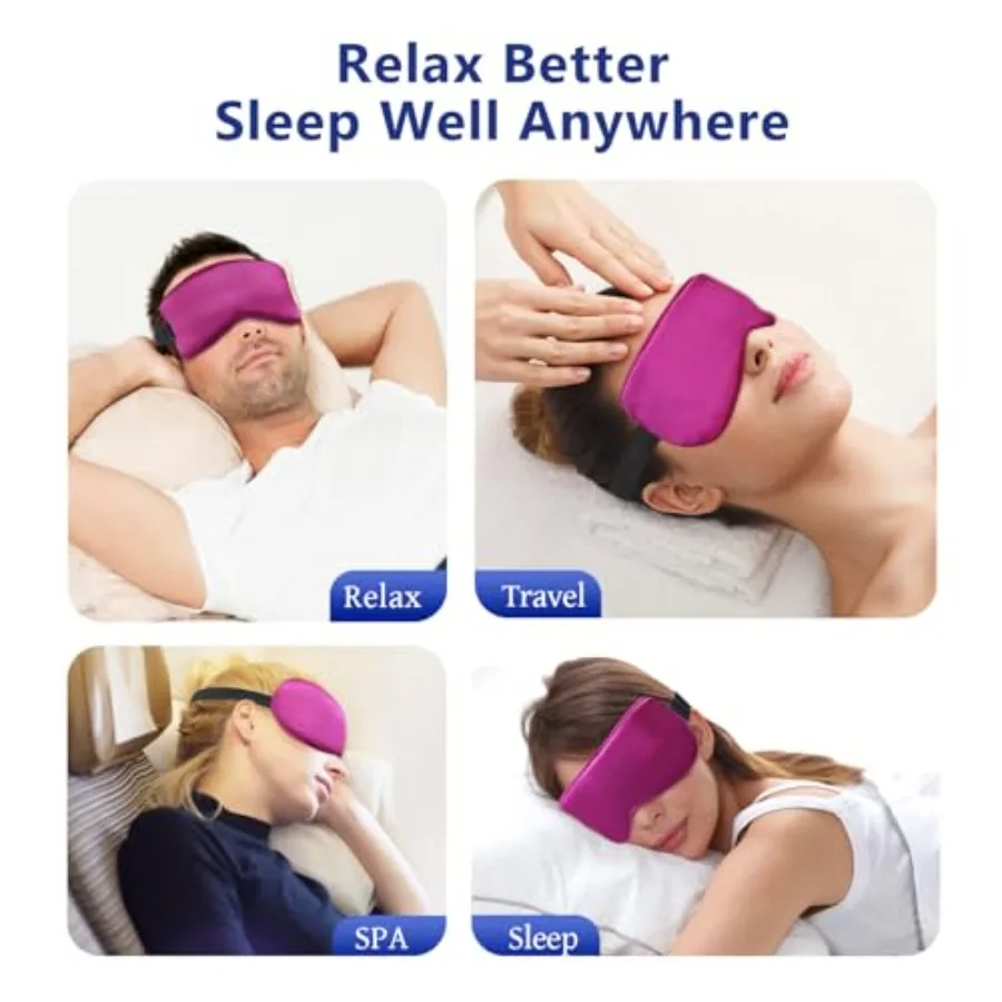 Cooling Eye Mask; Headache Relief Gel Mask - Image 7