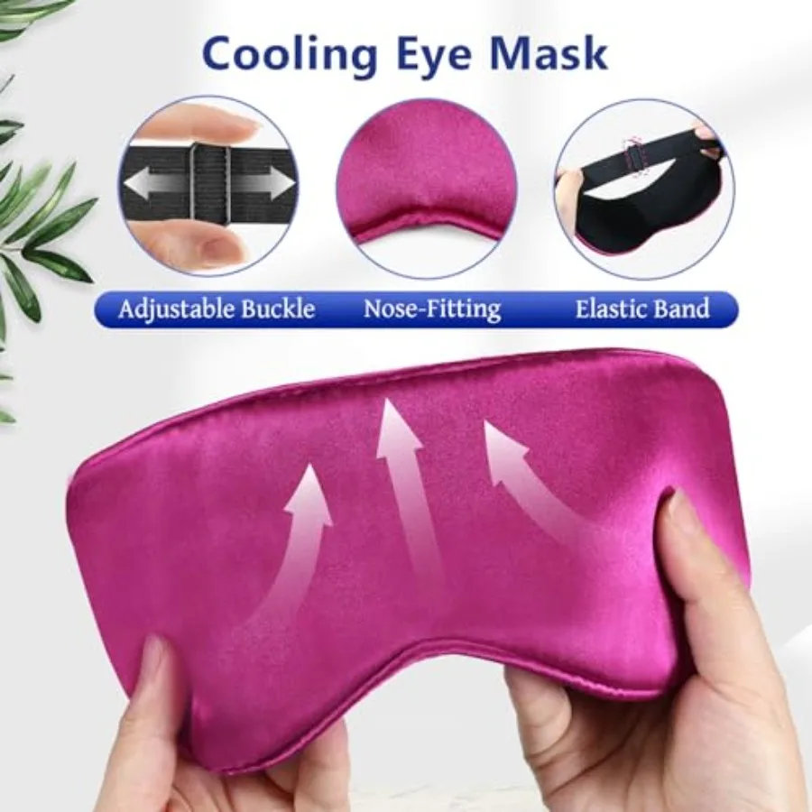 Cooling Eye Mask; Headache Relief Gel Mask - Image 6