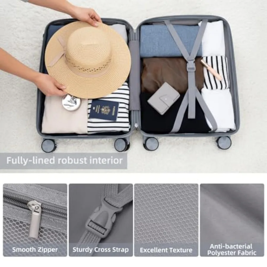 Luggage Sets 3 Piece, Hardside - Image 5