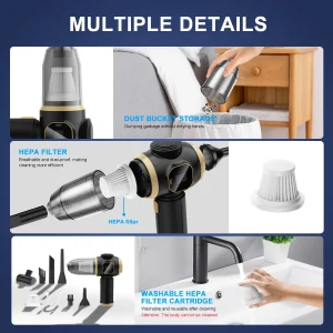 ABS Wireless Car Vacuum Cleaner - Thumbnail Image 10